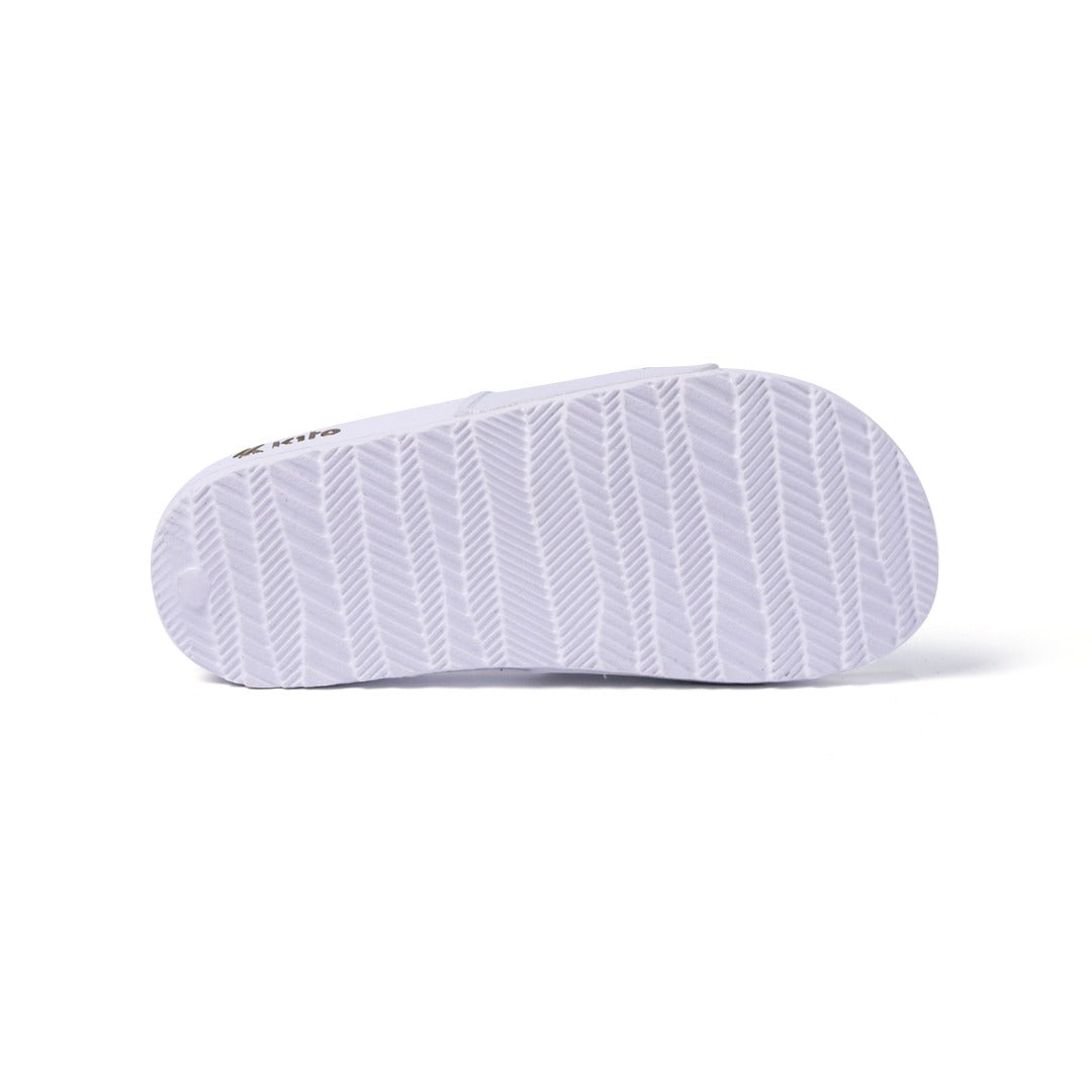 White Dance Gold Slippers - AH65C