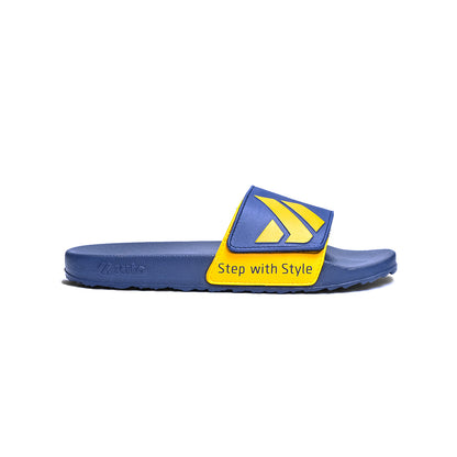 Navy Yellow Slipper-AH68M