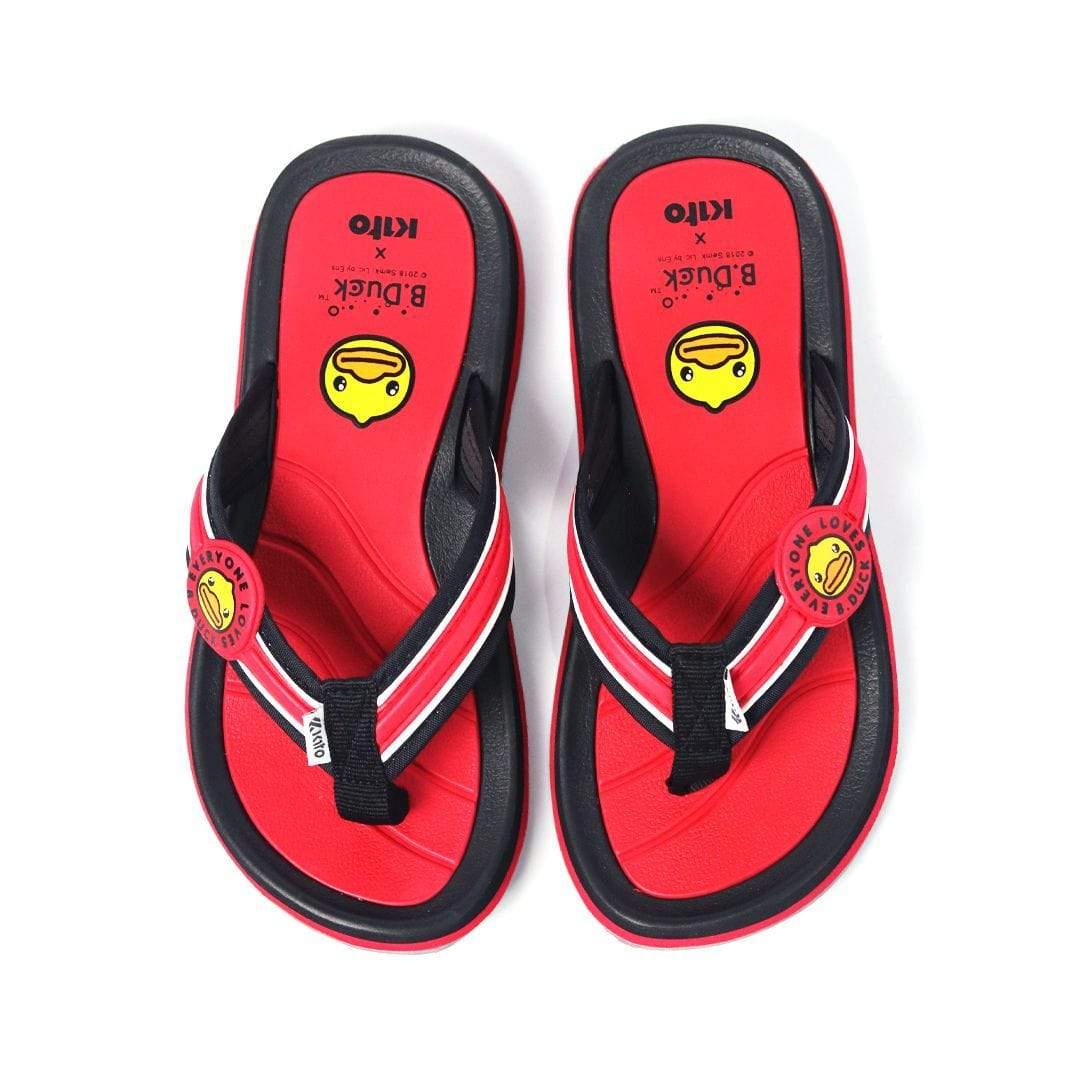 Kito Shoes Red B Duck FlipFlop - AA42b